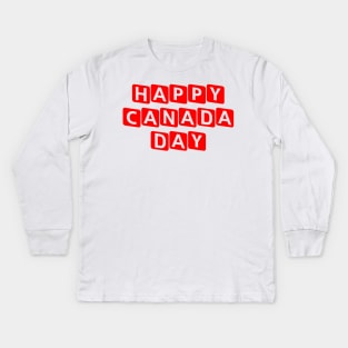 CANADA DAY Kids Long Sleeve T-Shirt